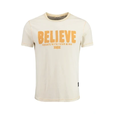 Abbildung von Key Largo Create Round Tshirt print, Herren, Größe: 3XL, Bleached sand