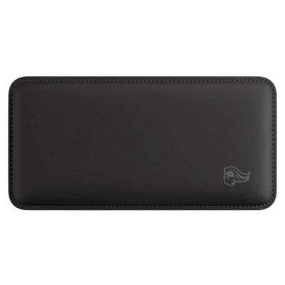 Abbildung von Glorious Gaming Padded Mouse Wrist Rest gesteppte Ränder, glatte Stoffoberfläche, rutschfester Gummiboden, mittlere Festigkeit, 200 x 100 17mm Black Stealth