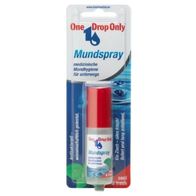 Abbildung von One Drop Only antibakterielles Mundspray 5x15ml/ langanhaltende Frische mit Pfefferminzöl und Salbei/frischer Atem/gesunde Mundflora
