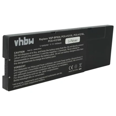 Abbildung von vhbw Akku kompatibel mit Sony Vaio VPC SA47GC/SI, SA4AJ, SA4C5E, SA4S Notebook (4400mAh, 11,1V, Li Ion)