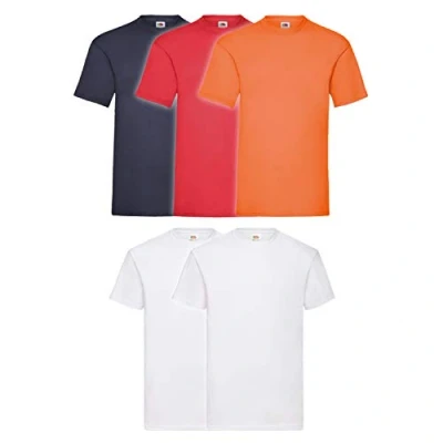 Abbildung von Fruit of the Loom 5er Pack T Shirts, Farbset II, Größe S