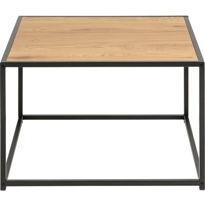 Abbildung von ACTONA GROUP Couchtisch, Metallgestell im modernen Industrie Look, quadratisch, Breite 60 cm