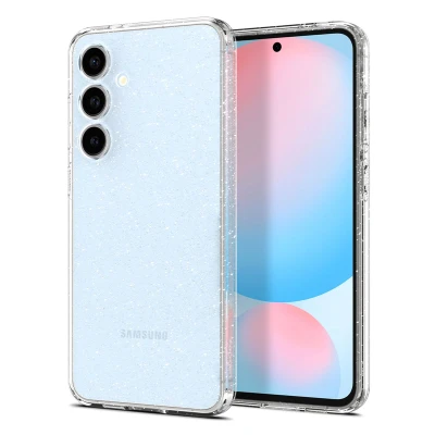 Abbildung von Samsung Galaxy S24 FE Hülle Silikon Spigen Soft Case/Backcover Handyhülle Transparent