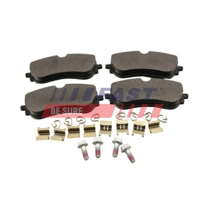 Abbildung von FAST FT29575 Bremsbelagsatz Hinterachse mit Bremssattelschrauben VOLKSWAGEN: Crafter Kastenwagen, Amarok Pickup, Bus, MAN: TGE Kasten