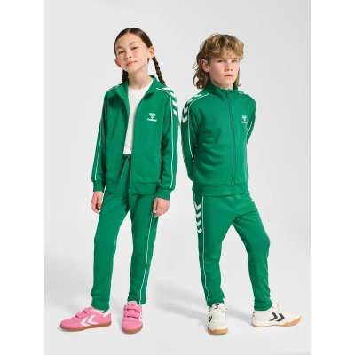 Abbildung von Hummel SET Trainingsanzug für Kinder, Größe: 128, Pepper green