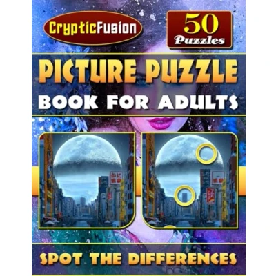 Abbildung von Picture Puzzle Book for Adults: Spot the Differences: Compare Pictures Book. Can You Find All Differences? (Picture Books, Band 2)
