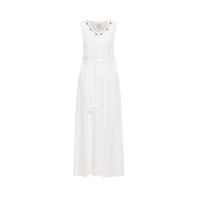 Abbildung von usha FESTIVAL Damen carnea Maxikleid, Weiss, M