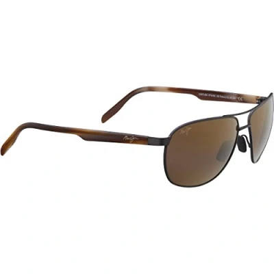 Abbildung von Maui Jim Unisex Sunglasses, hcl Castles Choclate matt, M