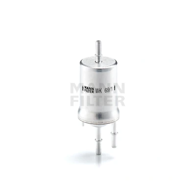 Abbildung von MANN FILTER WK 69/1 Kraftstofffilter Leitungsfilter, mit integriertem Druckregler 8 SKODA: Fabia I Schrägheck, 1 Combi