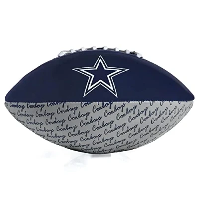 Abbildung von Wilson American Football NFL CITY PRIDE, Dallas Cowboys, Mischleder, Für Freizeitspieler, Blau/Silber, WTF1523XBDL