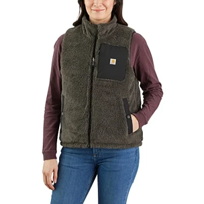 Abbildung von Carhartt Women&#039;s Montana Relaxed Fit Insulated Vest, BLACK, M