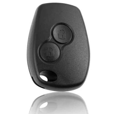 Abbildung von 2 Tasten Gehäuse der Fernbedienung für Dacia Sandero Logan Duster Renault Trafic Master Opel Vivaro Movano Nissan Interstar Auto Schlüsselgehäuse Pilot Autoschlüssel
