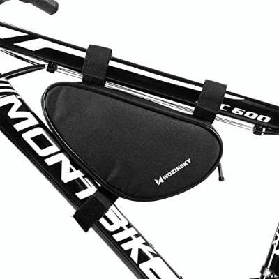 Abbildung von Wozinsky Fahrradtasche Rahmentasche Wasserdichte Tasche für Fahrrad, Mountainbike, Ebike, MTB, Rennradtasche, Fahrrad Handytasche Rahmen 1,5 L