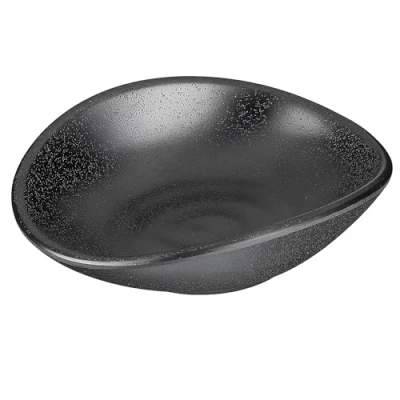 Abbildung von APS 83728 Schale ZEN, 13 x 11 cm, Höhe 3,5 0,1 Liter, Melamin, schwarz, Steinoptik