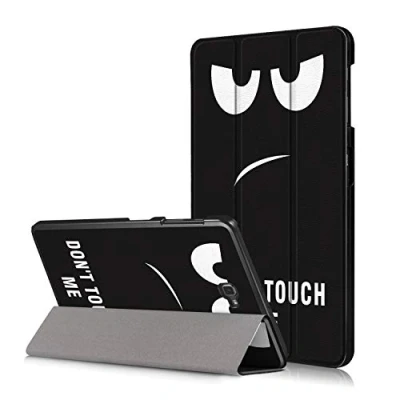 Abbildung von Skytar Hülle für Samsung Galaxy Tab A 10.1 2016,Pu Leder mit Standfunktion Schutzhülle A6 Zoll SM T580 T585, Dont Touch