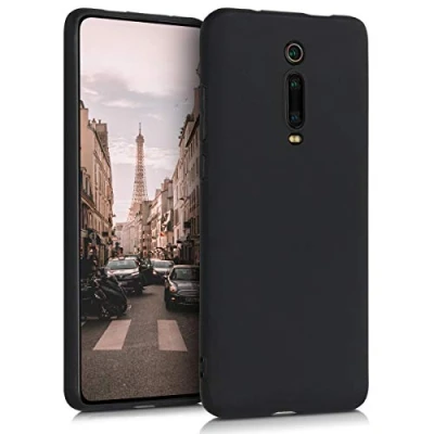 Abbildung von kwmobile Handyhülle kompatibel mit Xiaomi Mi 9T (Pro) / Redmi K20 Hülle Handy Case aus weichem Silikon in Schwarz matt
