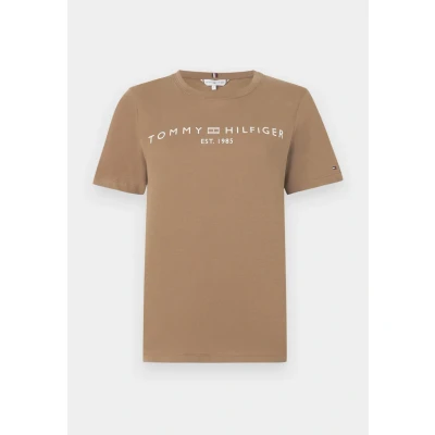 Abbildung von Tommy Hilfiger LOGO Tshirt print, Damen, Größe: XXS, Hickory