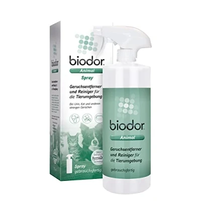 Abbildung von Biodor Animal Spray 750ml Geruchsneutralisierer, Geruchsentferner &amp; Reiniger für die Tierumgebung Enzymreiniger Urin, Kot anderen strengen Gerüchen Hundeurin, Katzenurin