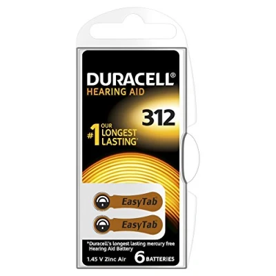 Abbildung von Duracell Hörgerätebatterie 312 6 St