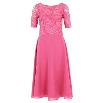 Abbildung von Vera Mont Damen Cocktailkleid mit Spitze 36, Rose Pink