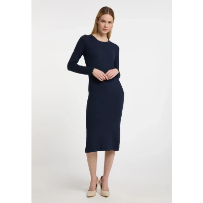 Abbildung von Dreimaster Strickkleid Damen Marine