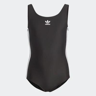 Abbildung von adidas Originals Adicolor 3STRIPES Badeanzug für Kinder, Größe: 128, Black/white
