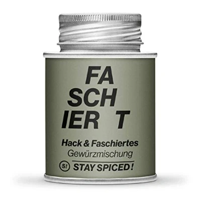 Abbildung von Stay Spiced! Faschiertes &amp; Hackbraten Gewürzmischung I verpackt in 170 ml Schraubdose