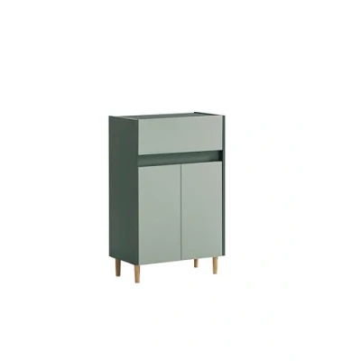 Abbildung von Schildmeyer Unterschrank Lovis, Breite 56 cm Metallbeschläge, Möbelfüße aus Massivholz