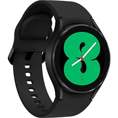 Abbildung von Samsung Galaxy Watch4, Runde Bluetooth Smartwatch, Wear OS, dreh Bare Lünette, Fit nessuhr, Fitness Tracker, 40 mm, Black [EU Version]