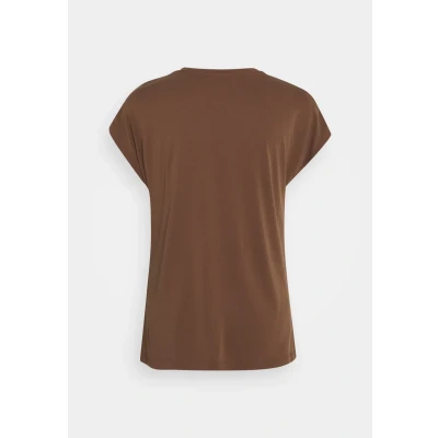 Abbildung von Kaffe Kalise SS Tshirt basic, Damen, Größe: Large, Brown