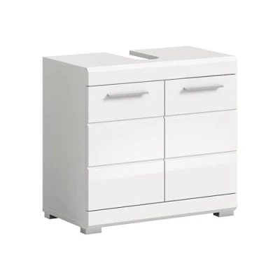Abbildung von furnling Waschbeckenunterschrank Scott 2 Türen, Unterschrank, Badkommode, Badschrank, Breite 60 cm