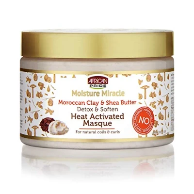 Abbildung von African Pride Moisture Miracle HEAT Activated Masque 340G 12OZ Haarkur, Größe: 340 g,