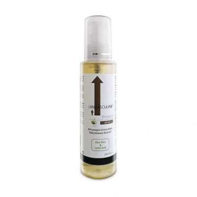 Abbildung von Intimpflegegel für Männer mit PH 4,0 Milchsäure + Aloe Vera Laktobazillen ätherische Öle macht die Haut im Intimbereich des Mannes weich, spendet Feuchtigkeit und beruhigt sie 200 ml