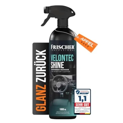 Abbildung von FRISCHER PROFESSIONAL Auto Innenraum Reiniger 1000 ml Cockpitpflege für die Innen Reinigung von Kunststoff, Polster, Leder &amp; Armaturen Autopflege Cockpit