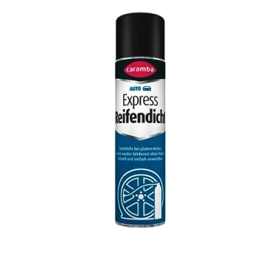 Abbildung von Caramba Express Reifendicht (400 ml) Pannenhilfe Spray zur schnellen Soforthilfe bei Löchern und Undichtigkeiten im Reifen Reifendichtmittel für alle mit ohne Schlauch