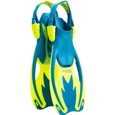 Abbildung von Cressi Kinder Rocks Flossen Snorkeling, Blau/Weiß, S/M