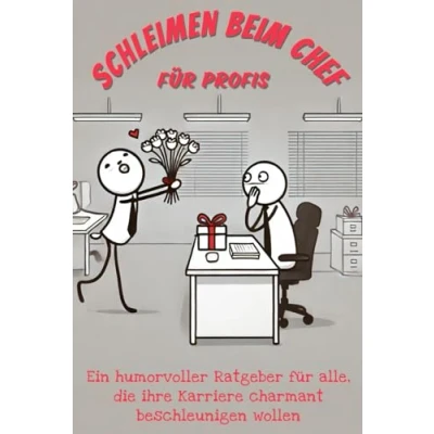 Abbildung von Schleimen beim Chef für Profis: Ein humorvoller Ratgeber alle, die ihre Karriere charmant beschleunigen wollen