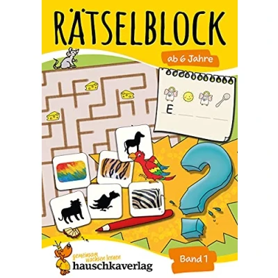 Abbildung von Rätselblock Band 1 ab 6J A5 Block Hauschka Verlag
