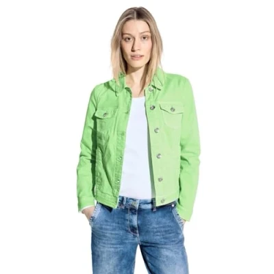 Abbildung von Cecil Kurzarmshirt Colour Jeansjacke