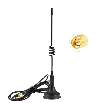 Abbildung von Vecys SMA Antenne 433 MHz 3dBi Steckeradapter 3 m RG174 Kabel Magnetfuß