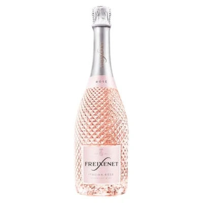 Abbildung von Freixenet Italian Rosé extra trocken (1 x 0,75 l) italienischer Spumante aus Veneto in eleganter Designerflasche mit kristallgeschliffener Diamantoptik, und fruchtig im Geschmack