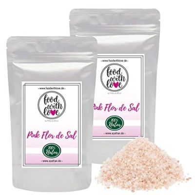 Abbildung von Azafran Flor de Sal Rosa by Food with Love, Fleur Sel, Salzblume 500g