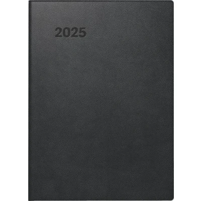 Abbildung von BRUNNEN Taschenkalender Modell 736 (2025), 1 Seite = Tag, A6, 416 Seiten, Kunststoff Einband, schwarz