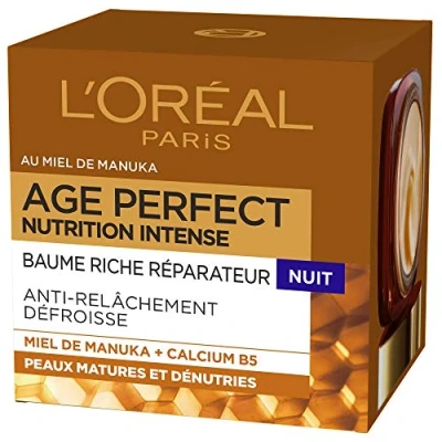 Abbildung von L&#039;Oréal Paris Age Perfect Balsam für die Nacht reife Haut Intensive Nutrition 50 ml