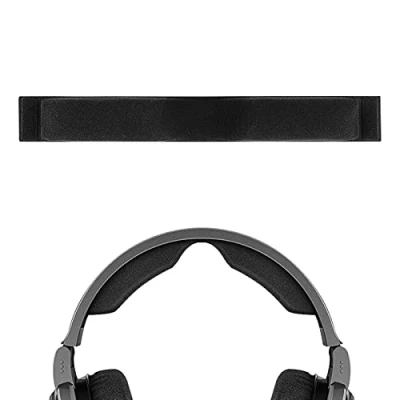 Abbildung von Geekria Kopfband Pad aus Netzstoff, kompatibel mit Sennheiser HD650, HD660 S, HD 660S2, Kopfhörer Ersatzband, Head Top Kissenbezug, Reparaturteil (schwarz)