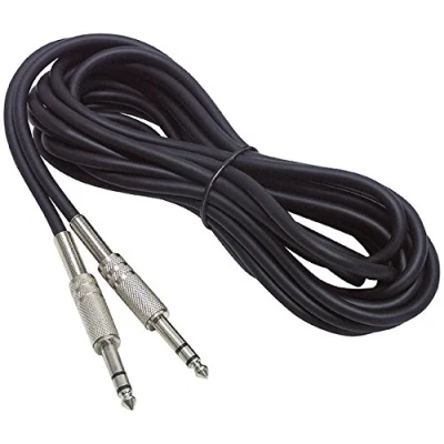 Abbildung von HOLLYWOOD the Starsound Klinke Verbindungskabel 10m, 6,3 mm Stecker Stecker, stereo