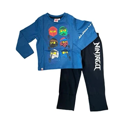 Abbildung von LEGO® kidswear Pyjama Langer Kinder Schlafanzug Jungen 2 Teile lange Hose 98 128