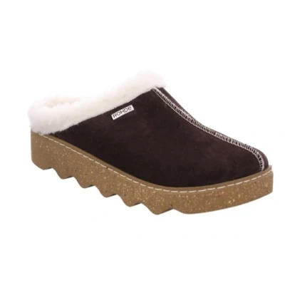 Abbildung von Rohde Hausschuh, Damen, Größe: 36, Mocca Schuhe