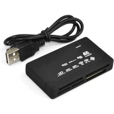 Abbildung von Ziyan All in ONE USB 2.0 7 1 Kartenleser Speicherkarten Kartenlesegerät CF/SD/xD/MS/SDHC,Speicherkartenleser, Multi Kartenleser, Kartenleseradapter,