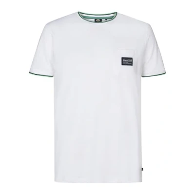 Abbildung von Petrol Industries T shirt mit Brusttasche Pebblefront Herren Weiß